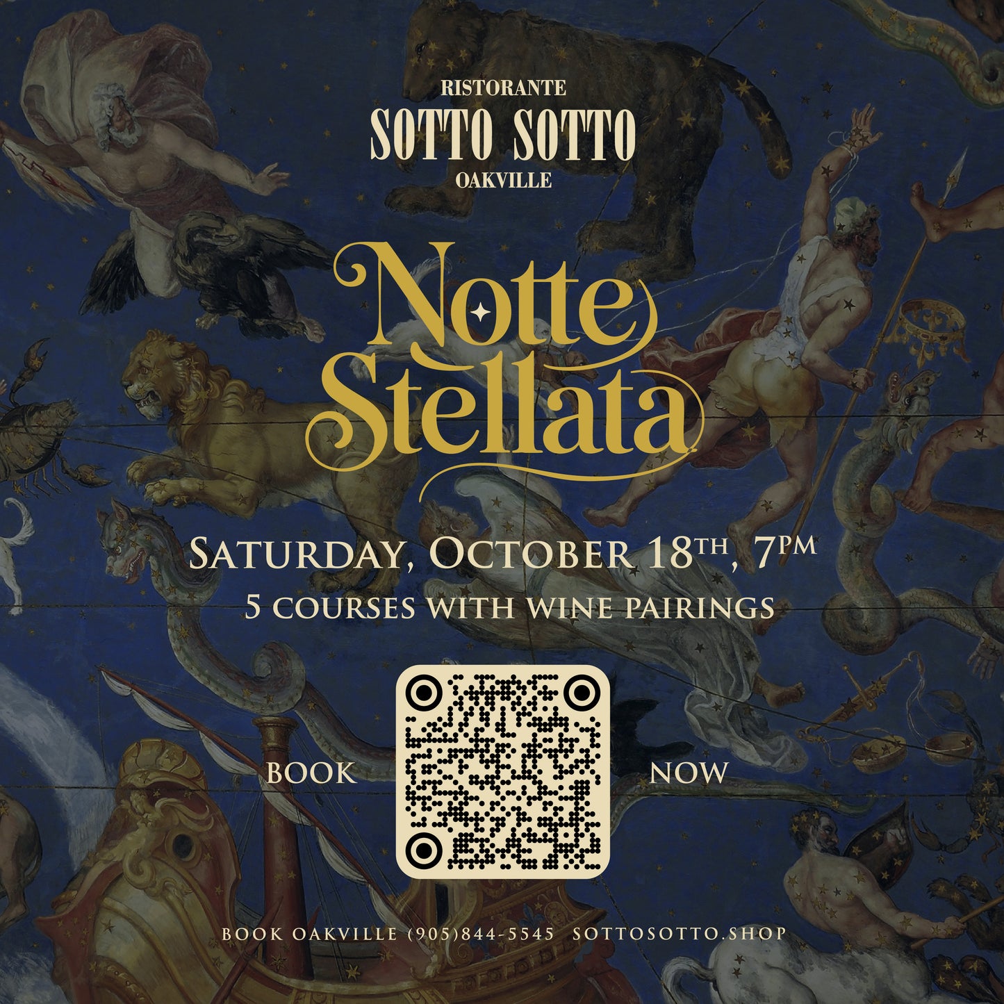 Notte Stelleta Oakville - Saturday, October 18 7PM