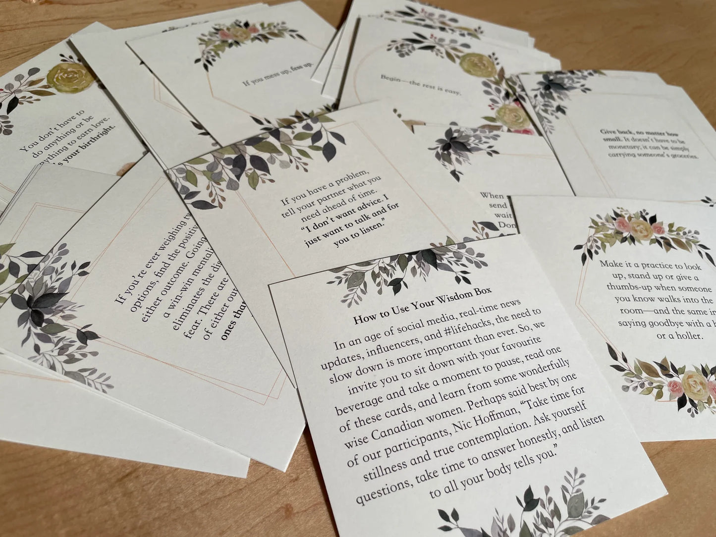 Friendlier Footprint - Wisdom Box