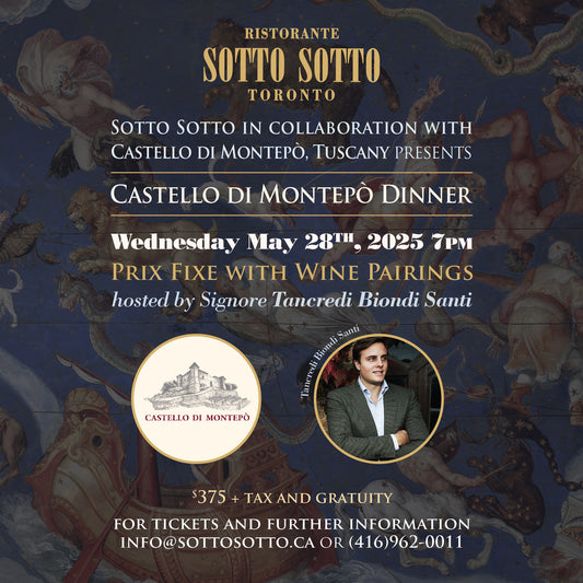 Castello di Montepò Dinner May 28, 2025 7pm