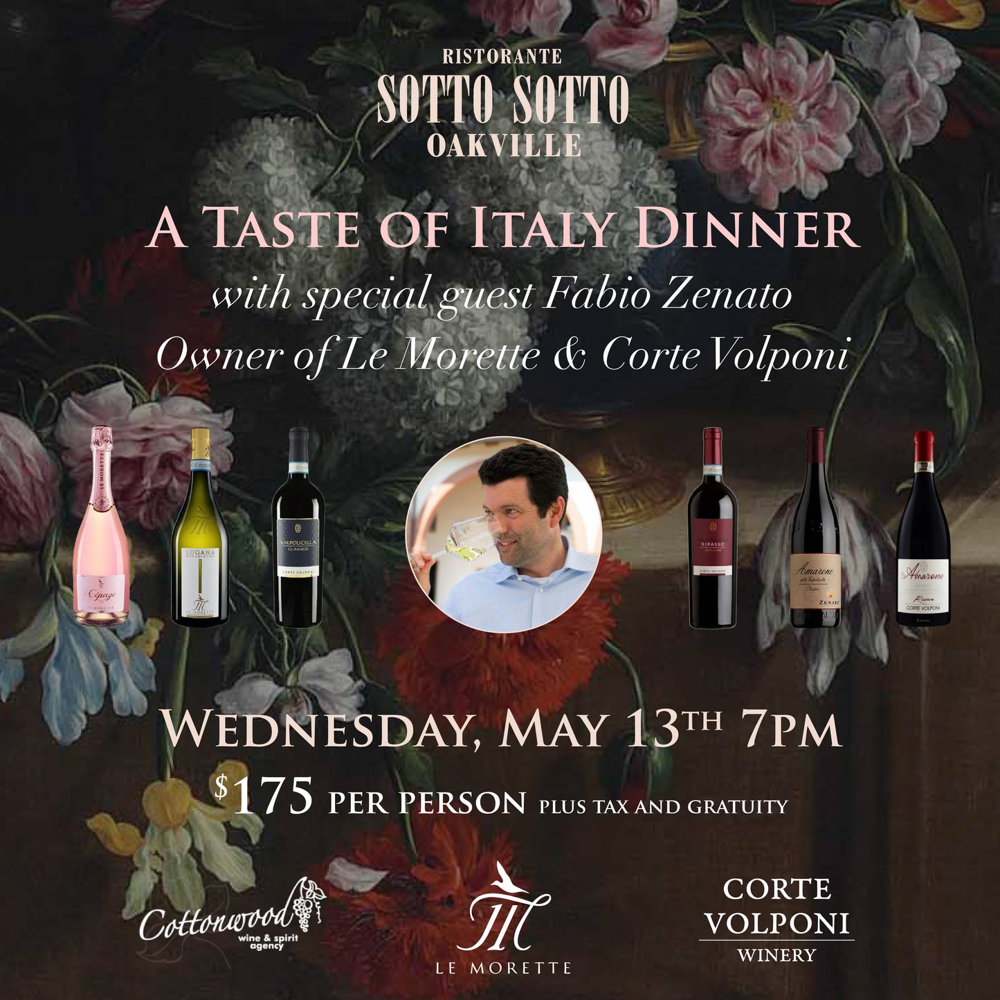 Sotto Sotto Oakville A Taste of Italy May 13 7pm