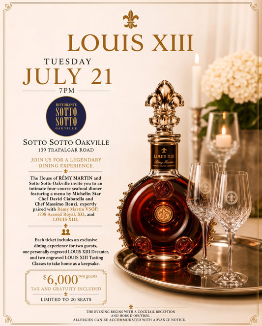 Sotto Sotto Oakville LOUIS XIII Michelin Event July 21