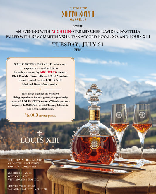 LOUIS XIII Seafood Dinner for Two | Sotto Sotto Oakville